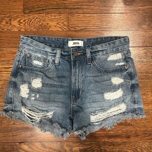 Women's Distressed Denim Shorts